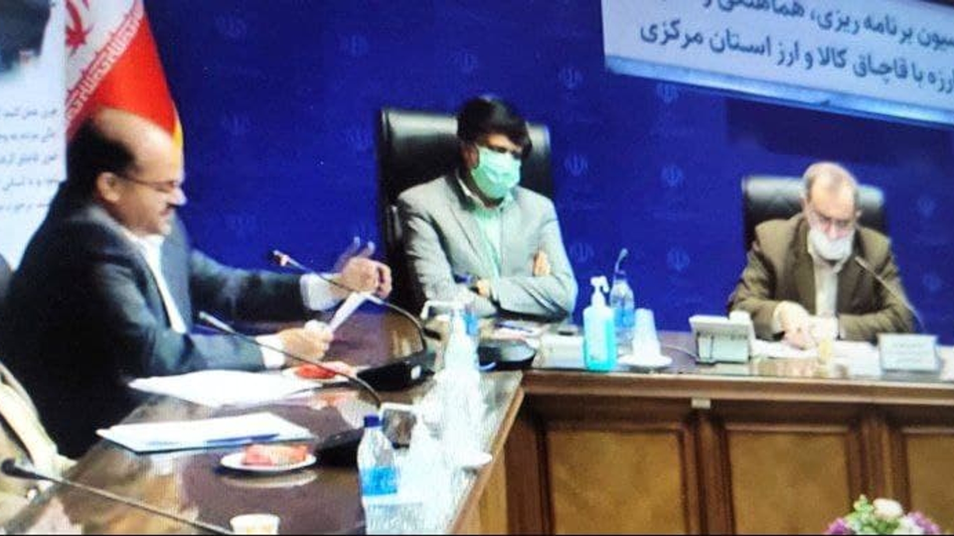 جلسه کمیسیون برنامه ریزی ، هماهنگی و نظارت بر مبارزه با قاچاق کالا و ارز استان مرکزی به صورت ویدئو کنفرانس به ریاست جناب آقای مخلص الائمه