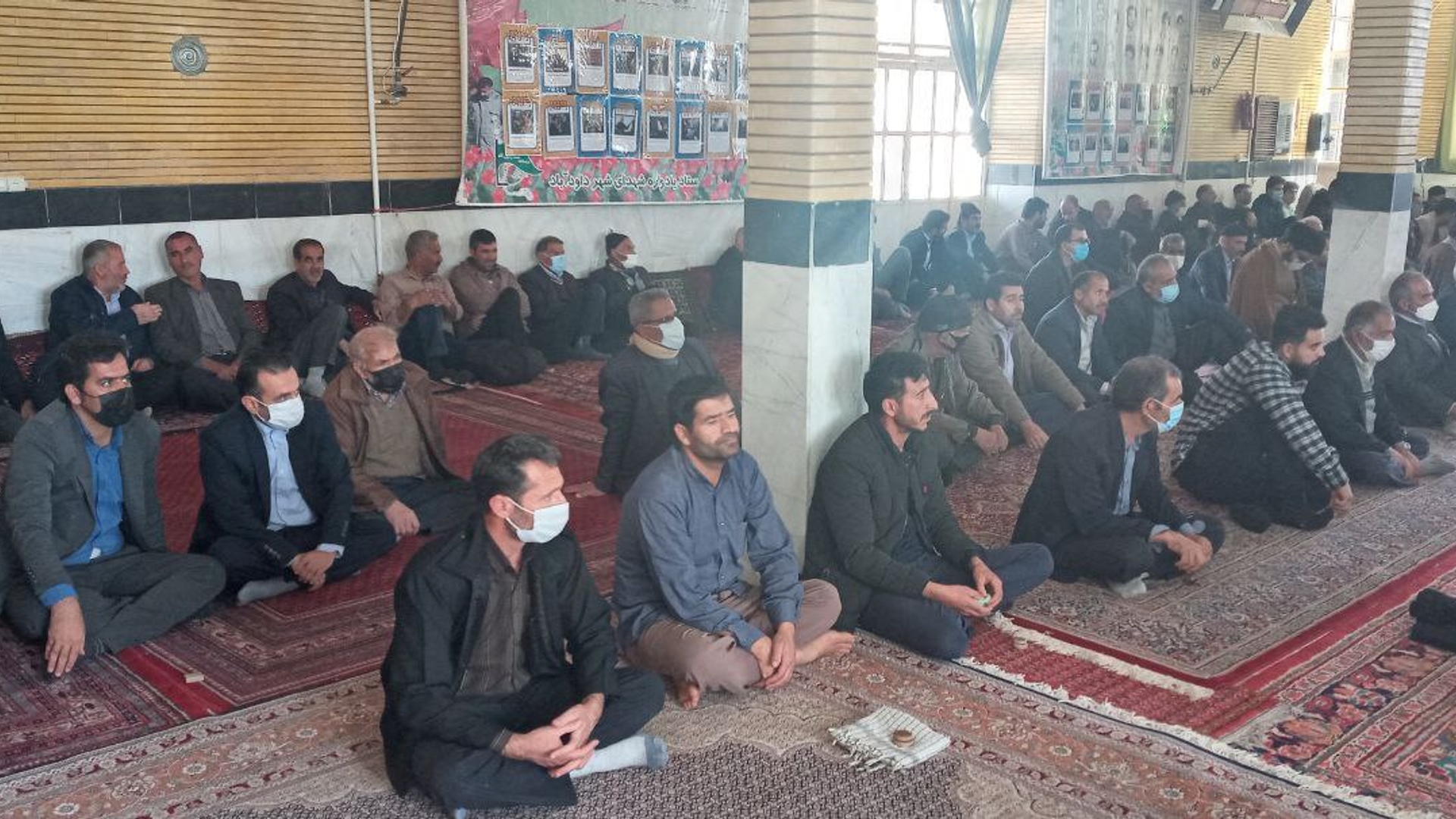 برگزاری نماز عبادی سیاسی جمعه شهر داوود آباد با حضور مسئولین شهرستان اراک