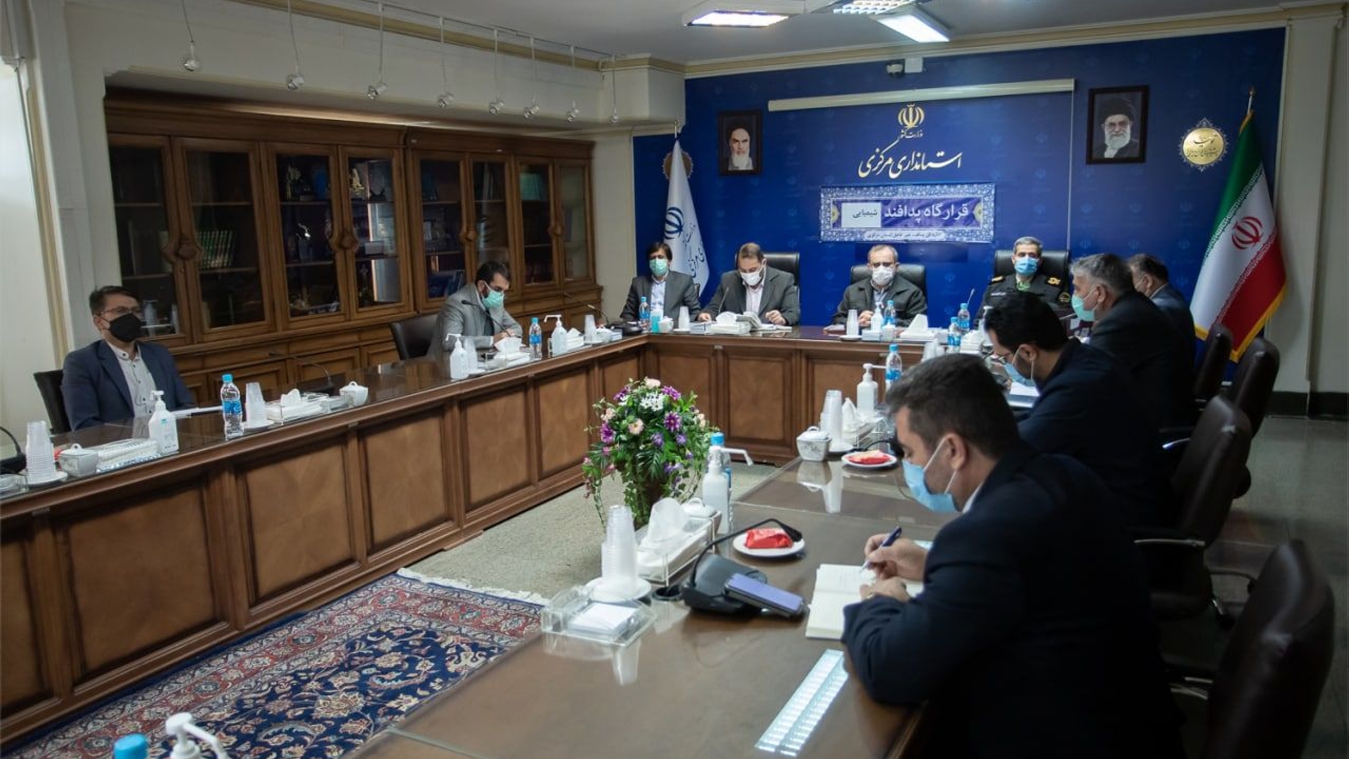 قرارگاه پدافند شیمایی استان به ریاست استاندار مرکزی برگزار شد