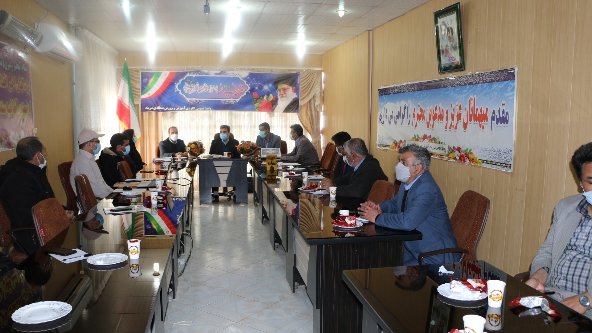 برگزاری یکصد و هشتاد و ششمین جلسه شورای آموزش و پرورش بخش سربند به ریاست فرماندار شهرستان شازند