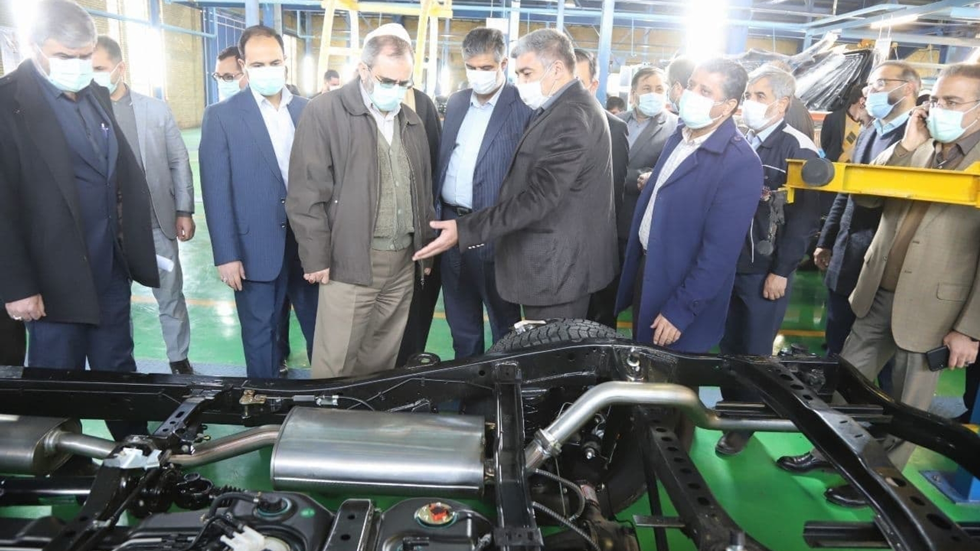 افتتاح خط تولید صنايع خودروسازي ايليا در شهر صنعتی کاوه