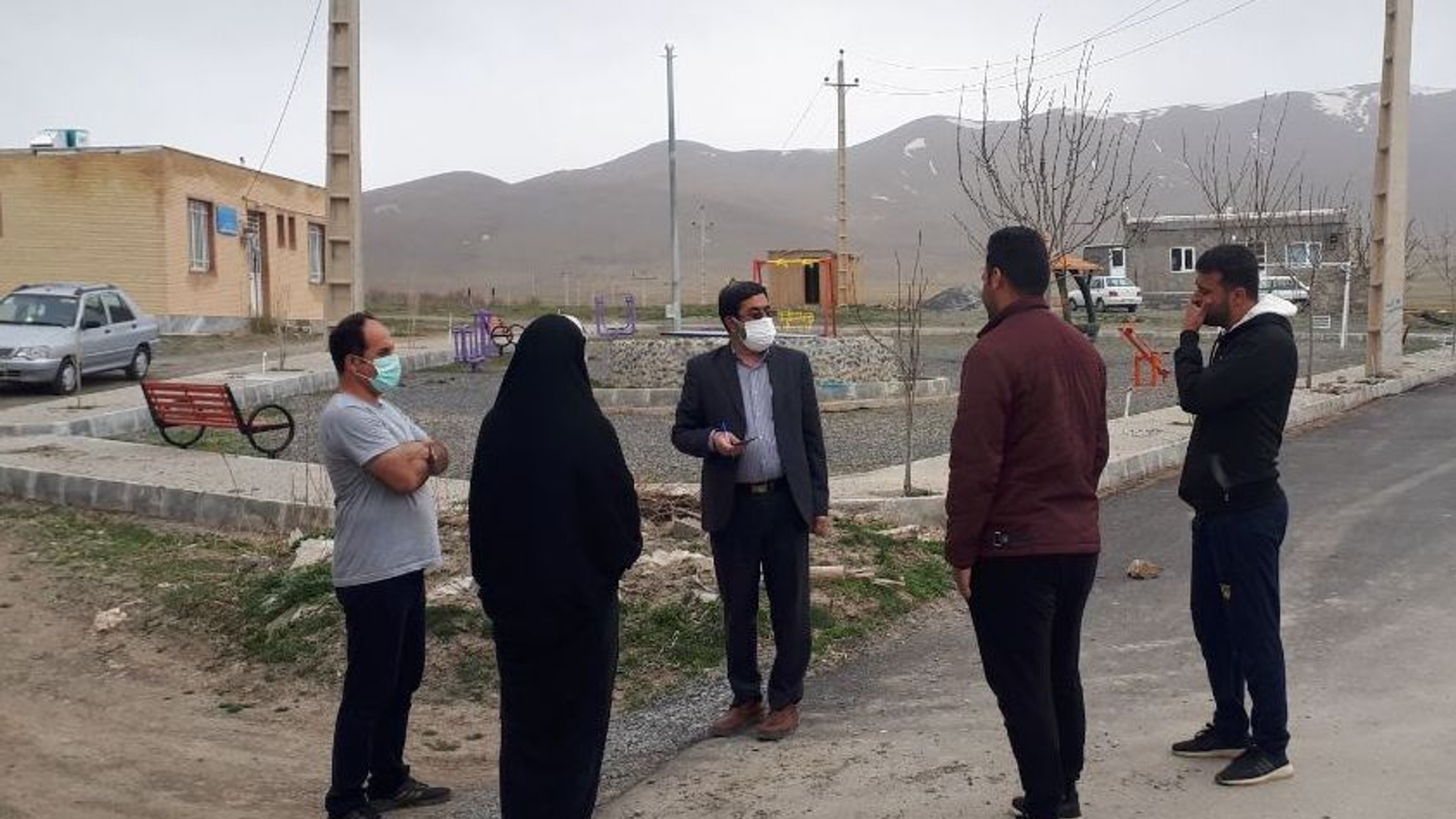 بازدید مجید گازری سرپرست فرمانداری شهرستان خنداب از روستاهای اقماری