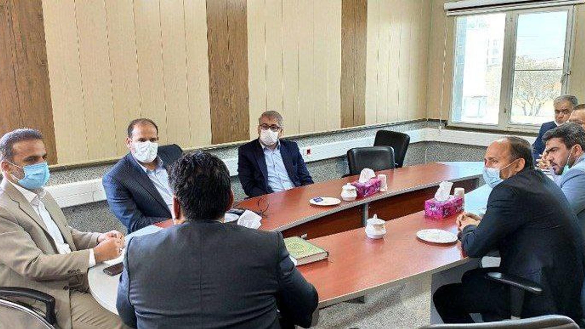 نشست با جناب آقای سمیعی مدیرعامل شرکت گاز استان مرکزی