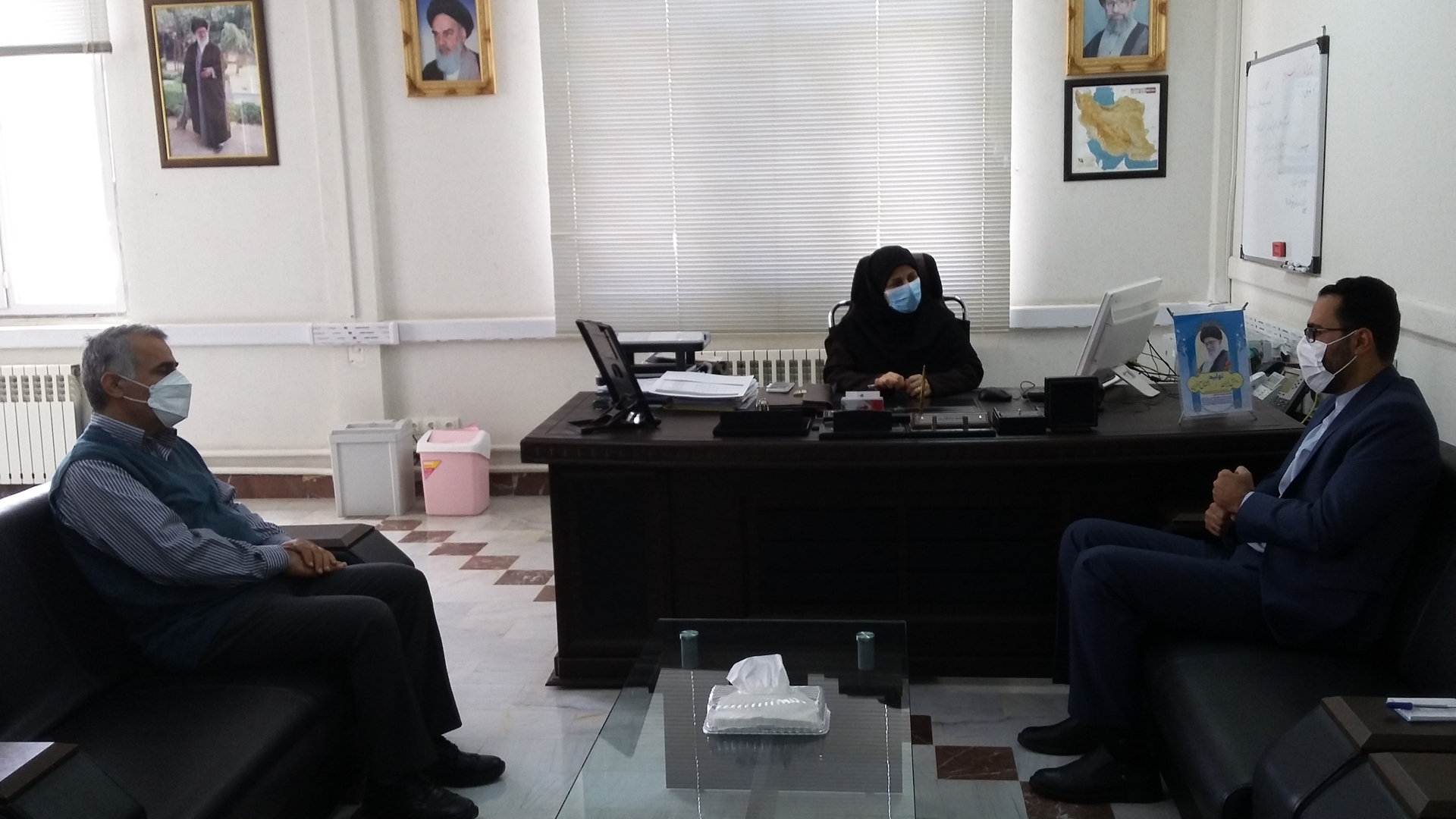 نشست مشترک مدیرکل پدافند غیرعامل با رئیس سازمان مدیریت و برنامه ریزی استان