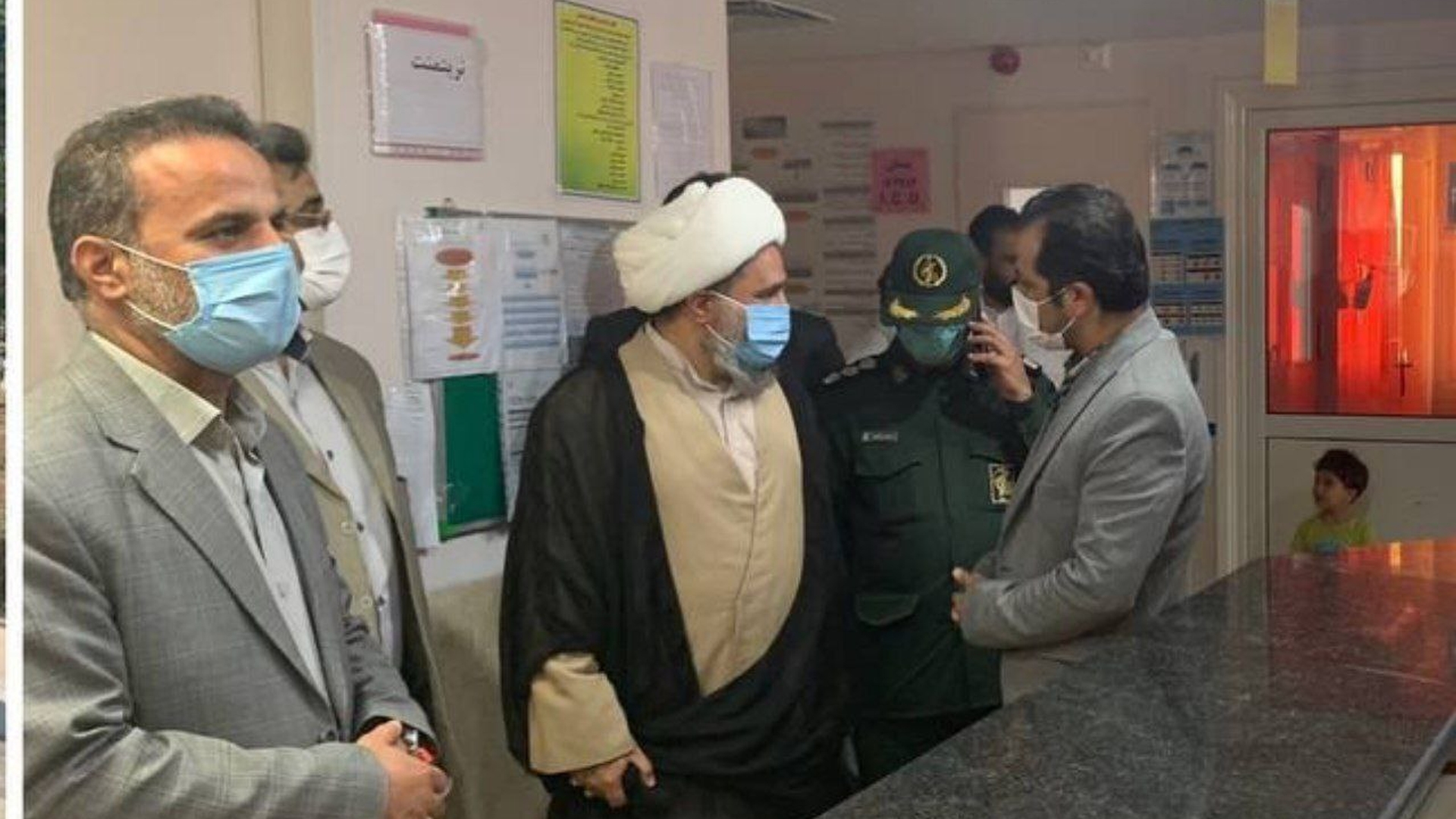 بازدید  از بیمارستان امام رضا (ع) در شهر مامونیه