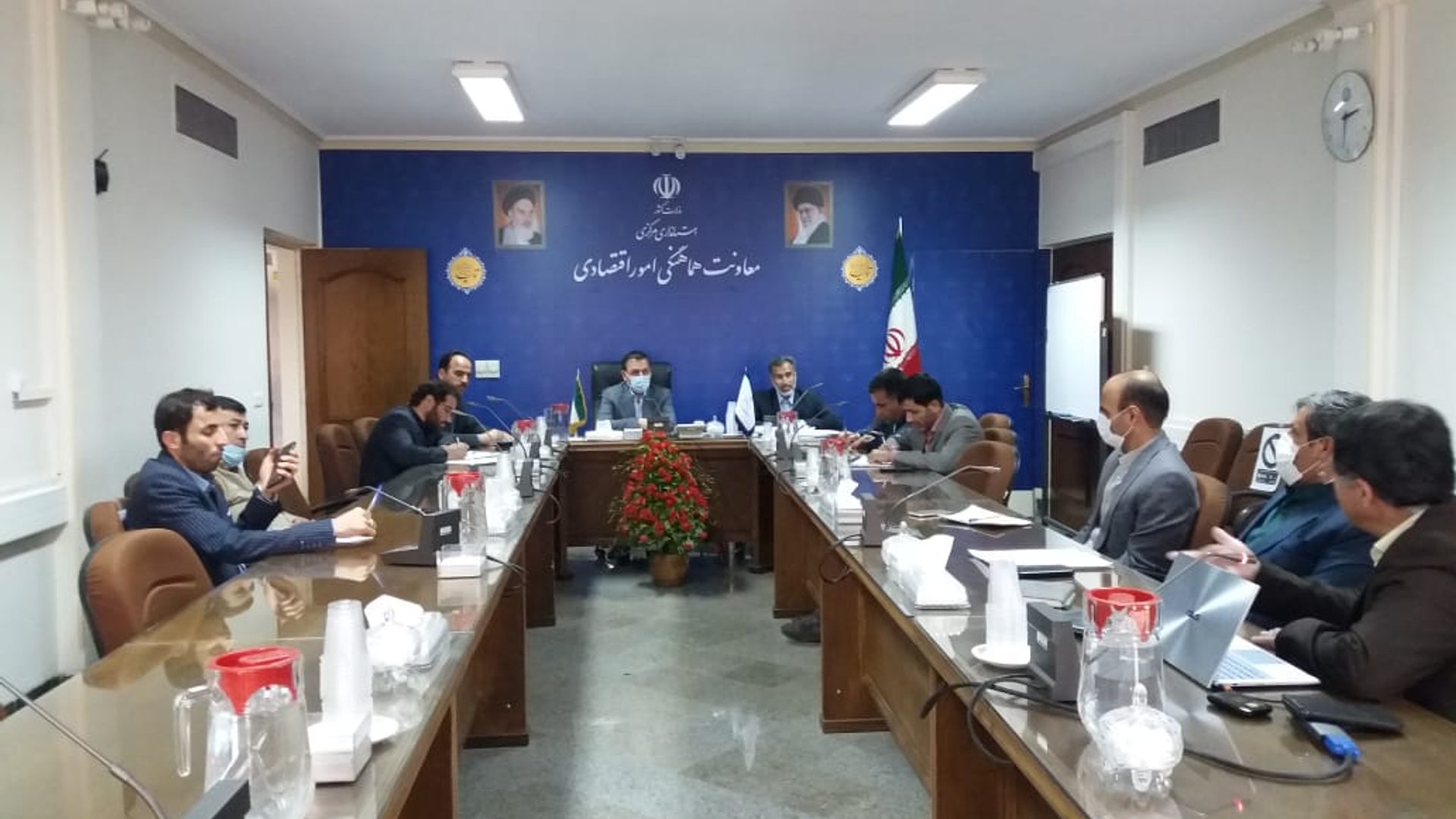 جلسه هماهنگی نصب دستگاههای پوز در خبازی ها در استان مرکزی