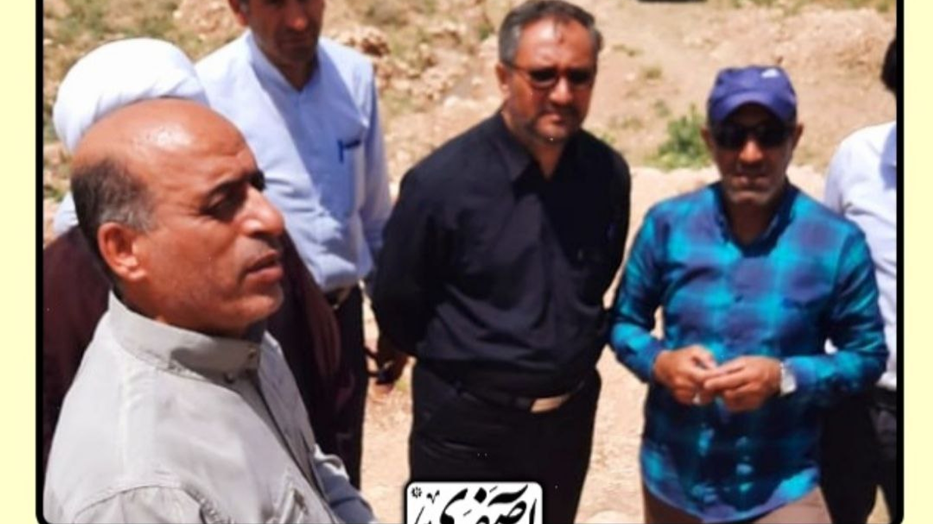 حضور محمد حسن آصفری در روستای چهرقان شهرستان کمیجان