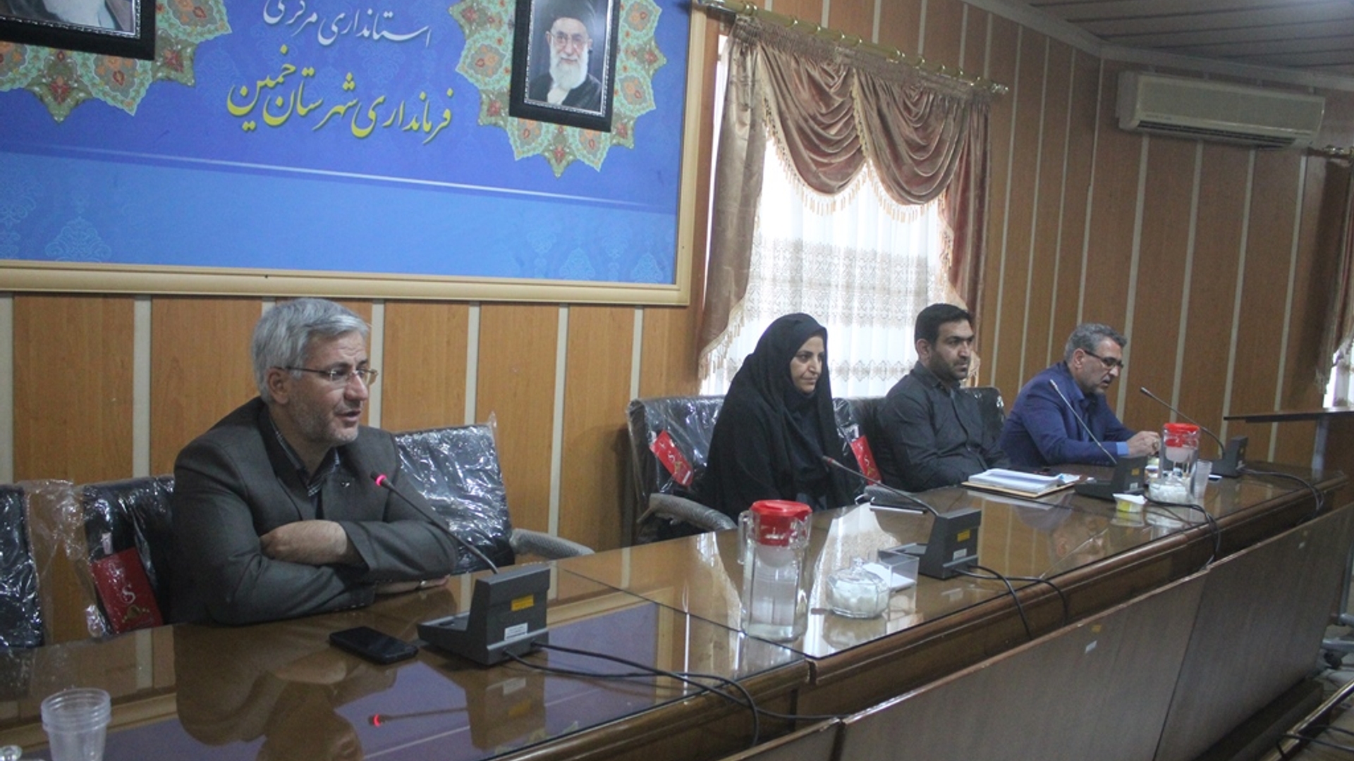جلسه هماهنگی قرارگاه شهید امانی شهرستان خمین برگزار شد