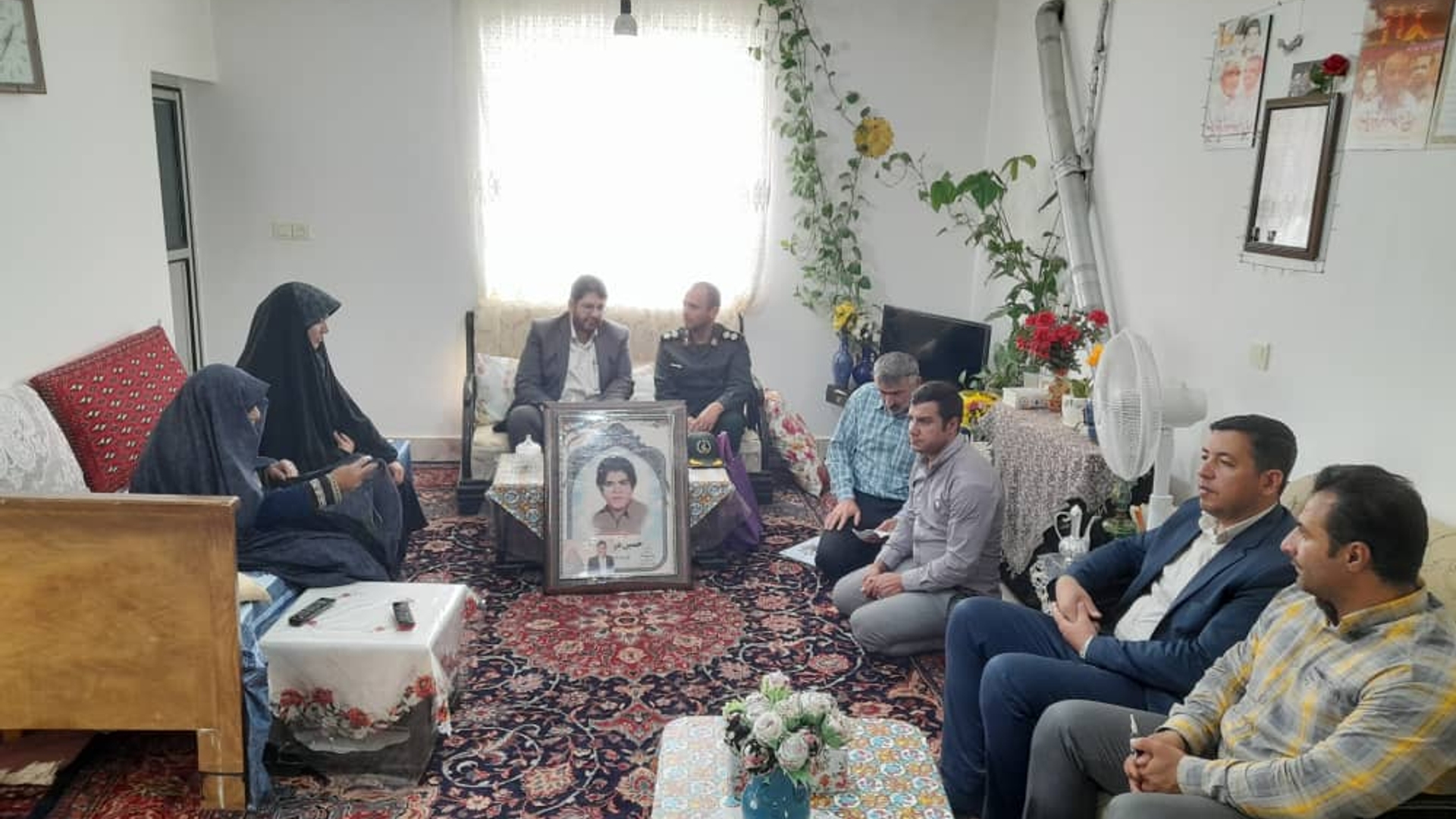 دیدار با خانواده شهید حسین درودیان :