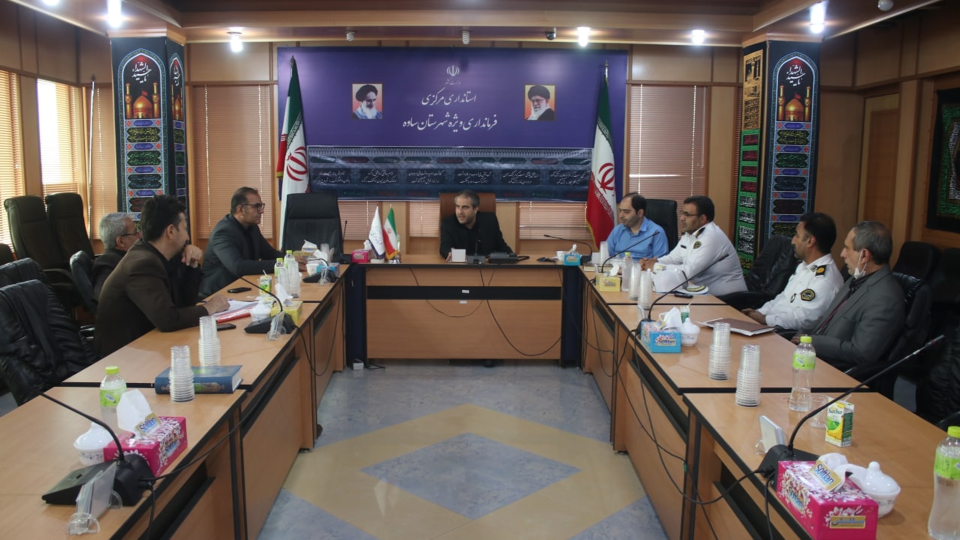 جلسه  شورای ترافیک شهرستان ساوه