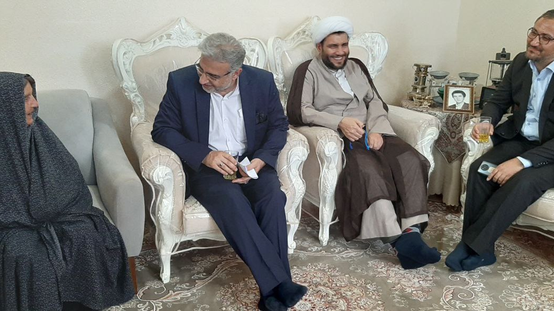 دیدار وزیر محترم تعاون، کار و رفاه اجتماعی با خانواده شهید والامقام محمد حسنی