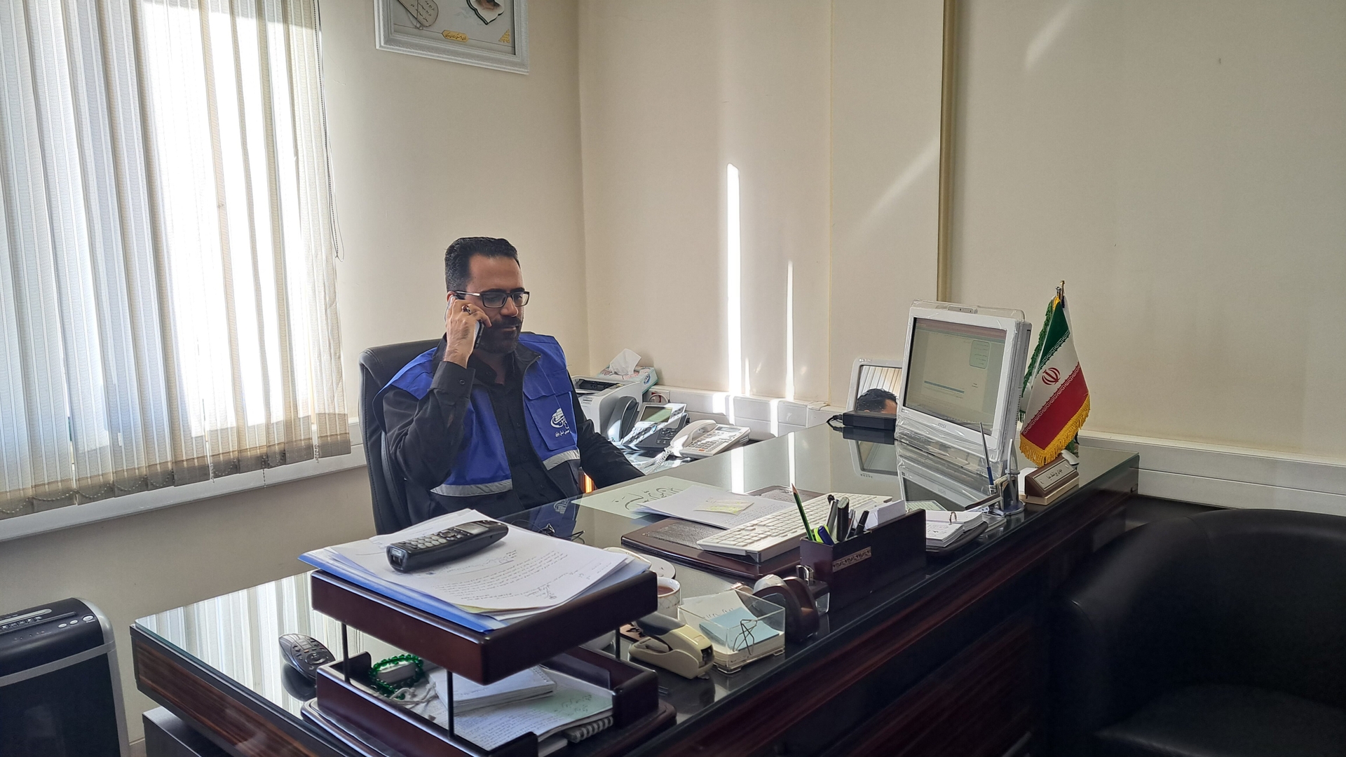 مصاحبه رادیویی مدیرکل پدافند غیرعامل و دبیر ستاد اربعین حسینی استان با برنامه گلبانگ صبح