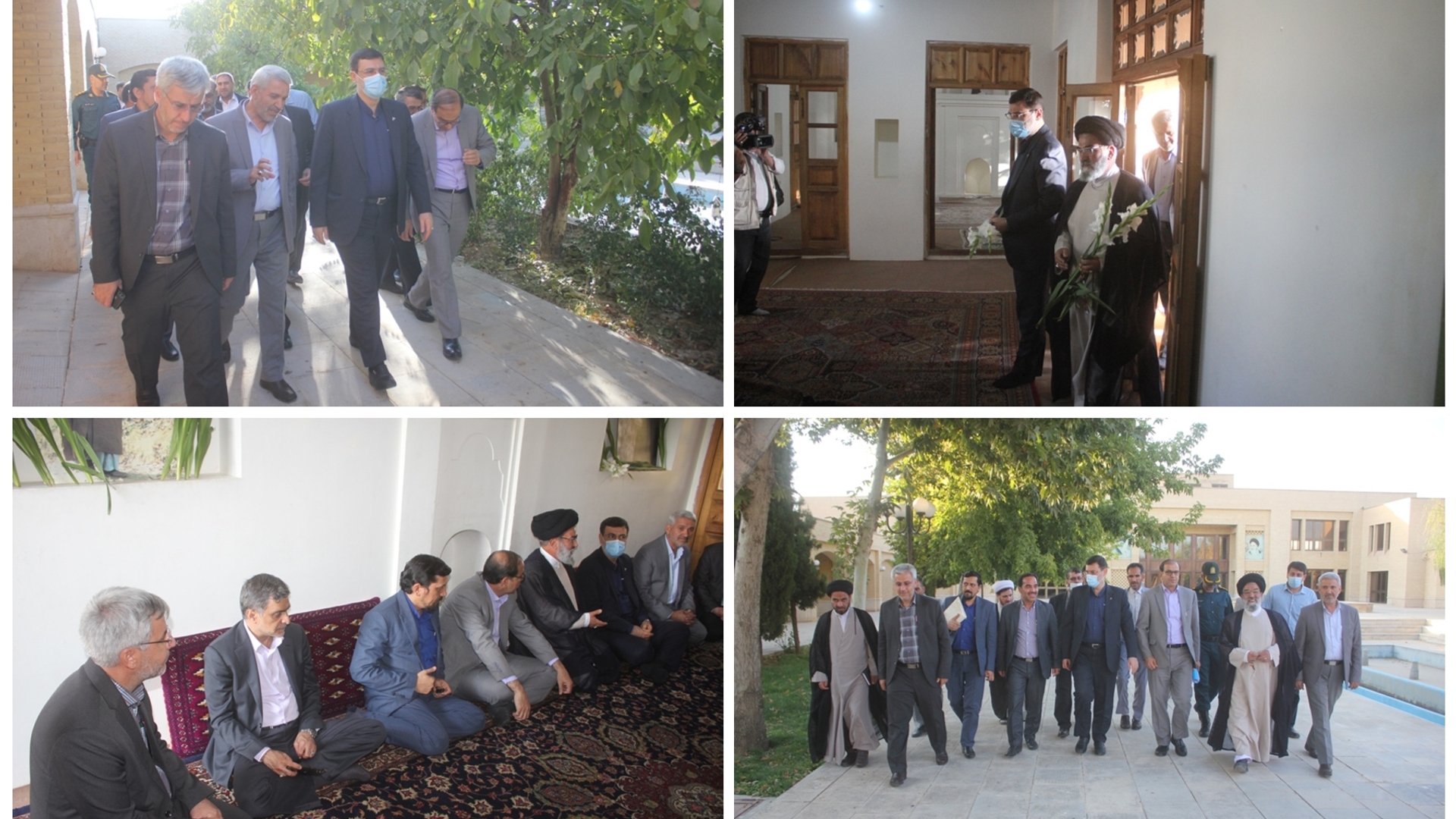 رئیس بنیاد شهید و امور ایثارگران کشور از بیت قدیمی حضرت امام در خمین بازدید کرد