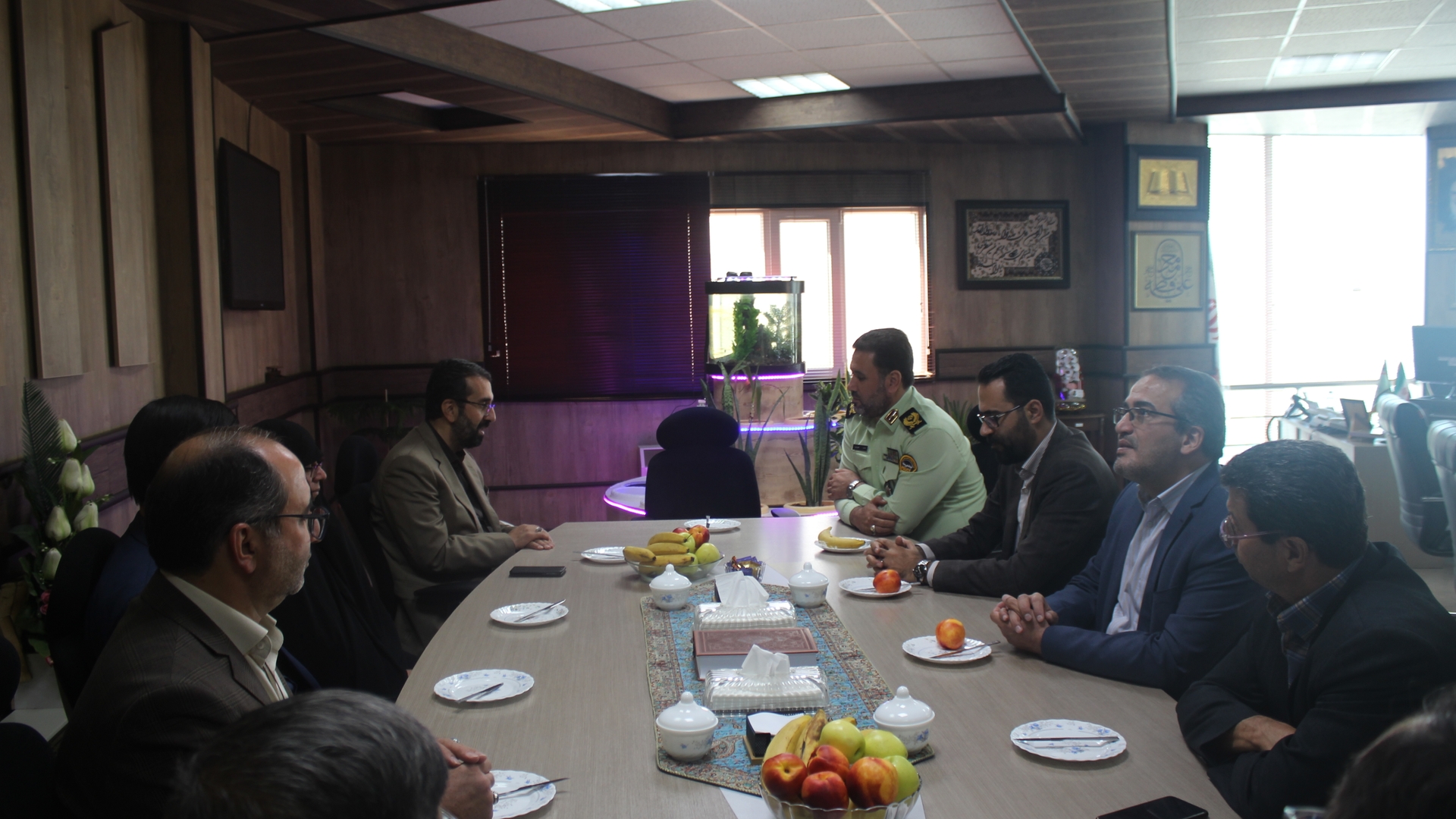 دیدار معاون سیاسی، امینتی و اجتماعی در هفته نیروی انتظامی