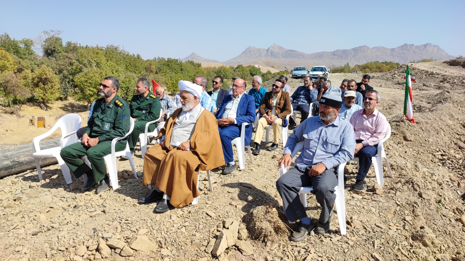 افتتاح پروژه اصلاح شبکه آبرسانی روستای ورین