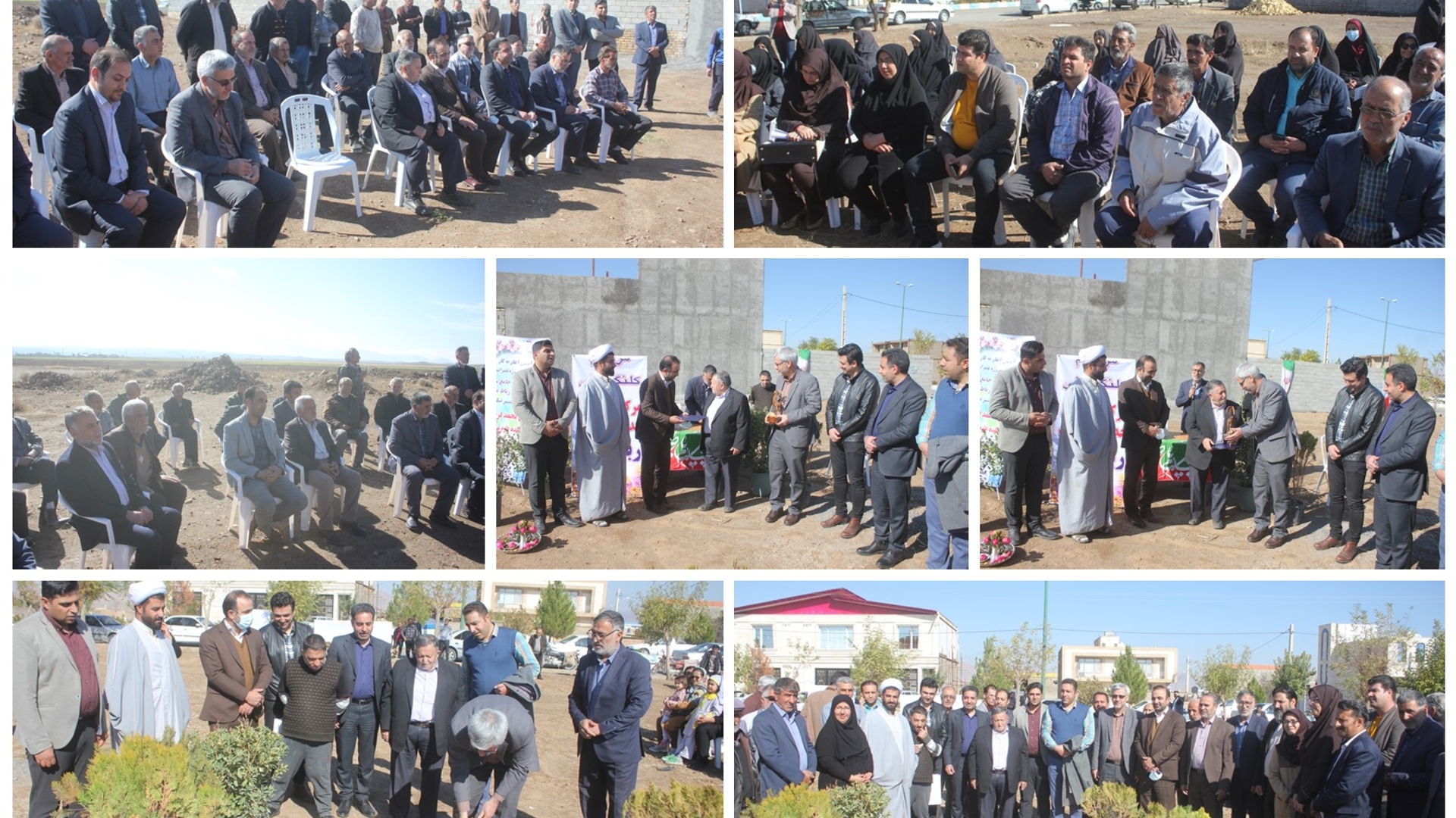 کلنگ احداث مرکز جامع خدمات سلامت روستای رباط مراد شهرستان خمین به زمین زده شد