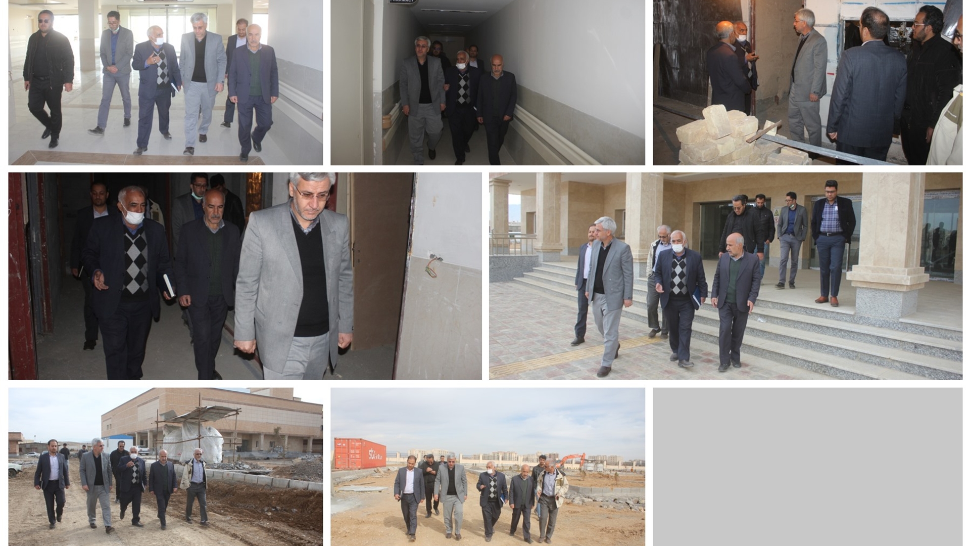 فرماندار از پروژه احداث بیمارستان 144 تختخوابی خمین بازدید کردند