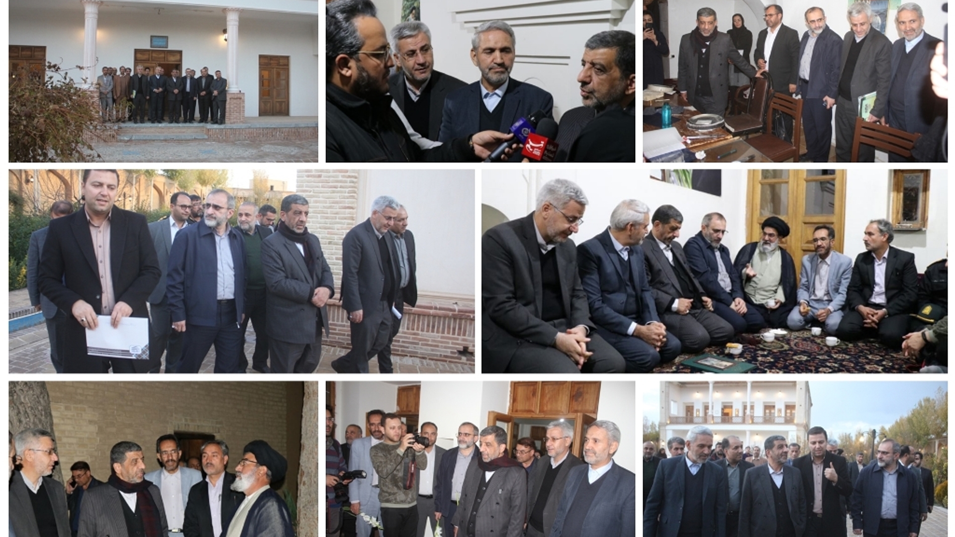 وزیر میراث فرهنگی ، صنایع دستی و گردشگری از تعدادی از جاذبه های گردشگری و تاریخی خمین بازدید کرد