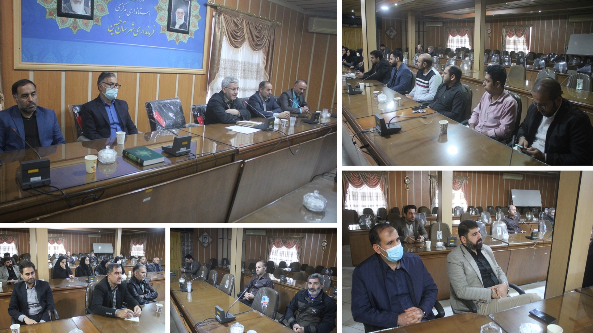 پنجمین جلسه پرسنلی فرمانداری شهرستان خمین برگزار شد.