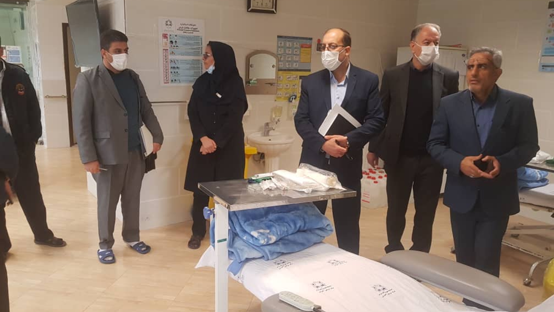 حضور تیم بازرسی دفتر در بیمارستان امام سجاد شهرستان آشتیان