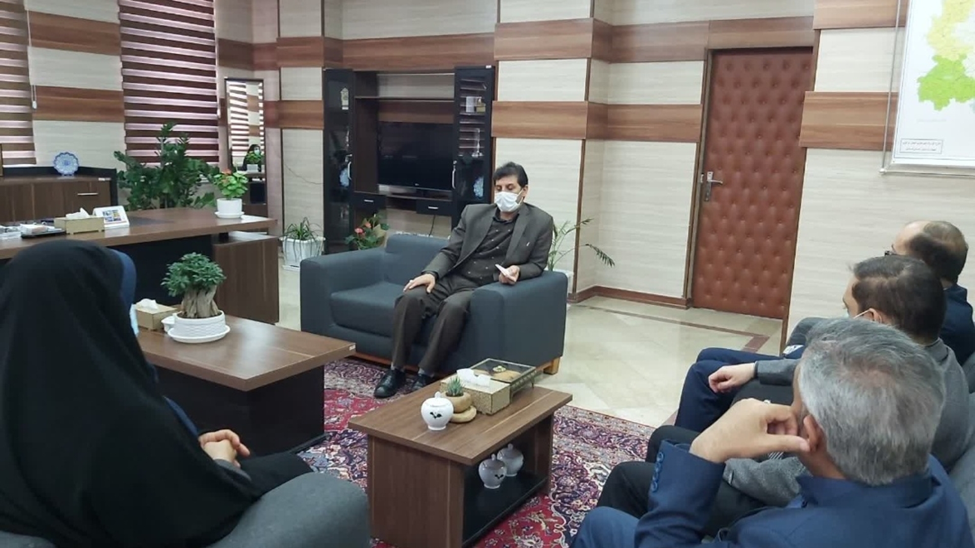 حضور تیم ارزیابی عملکرد دفتر در فرمانداری شهرستان آشتیان