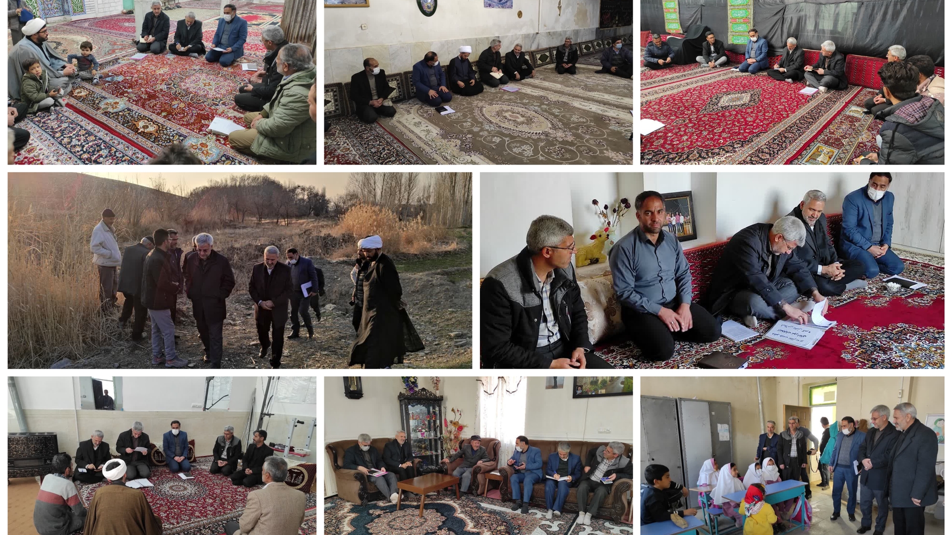 فرماندار و نماینده مردم خمین در مجلس شورای اسلامی از تعدادی از روستاهای دهستان چهارچشمه شهرستان خمین بازدید کردند