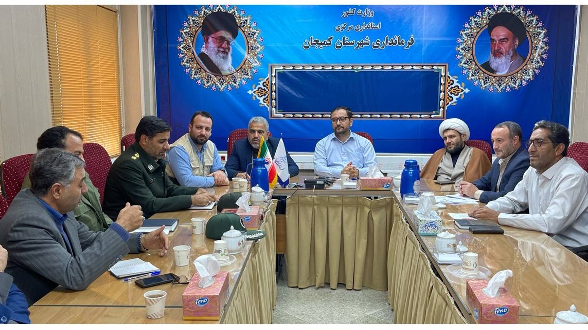 جلسه کمیسیون دانشجویی شهرستان کمیجان برگزار گردید.