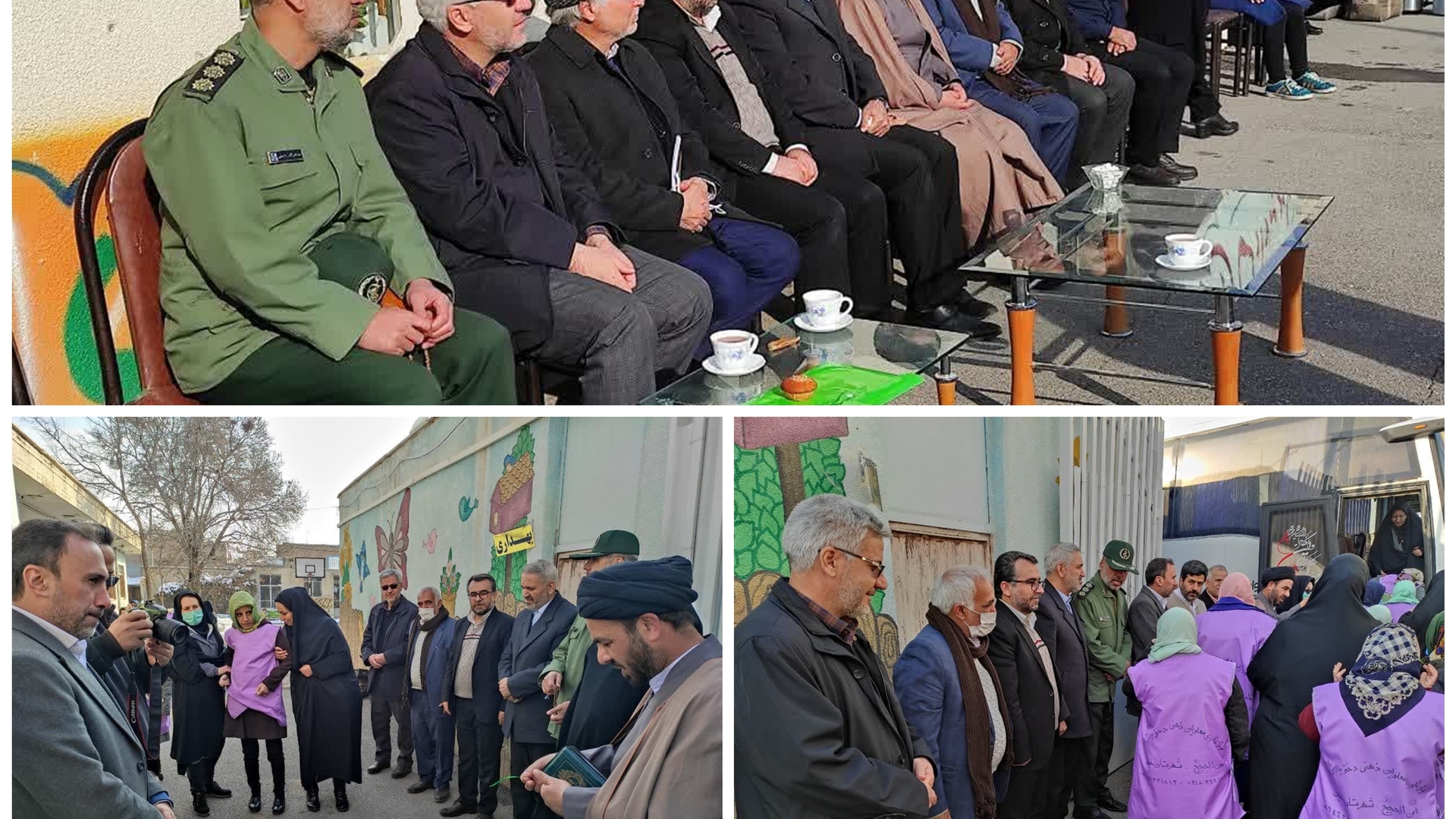 اردوی رایگان معلولین ذهنی شهرستان به مشهد مقدس برگزار شد