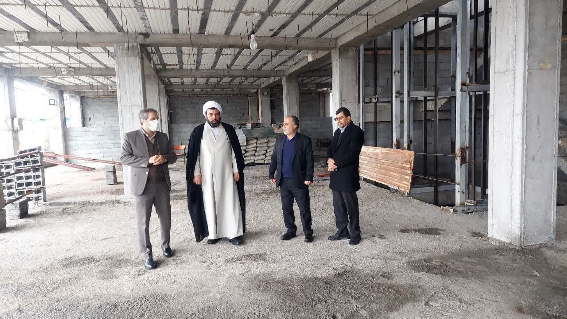 بازدید از روند احداث ساختمان انجمن حمایت از زندانیان