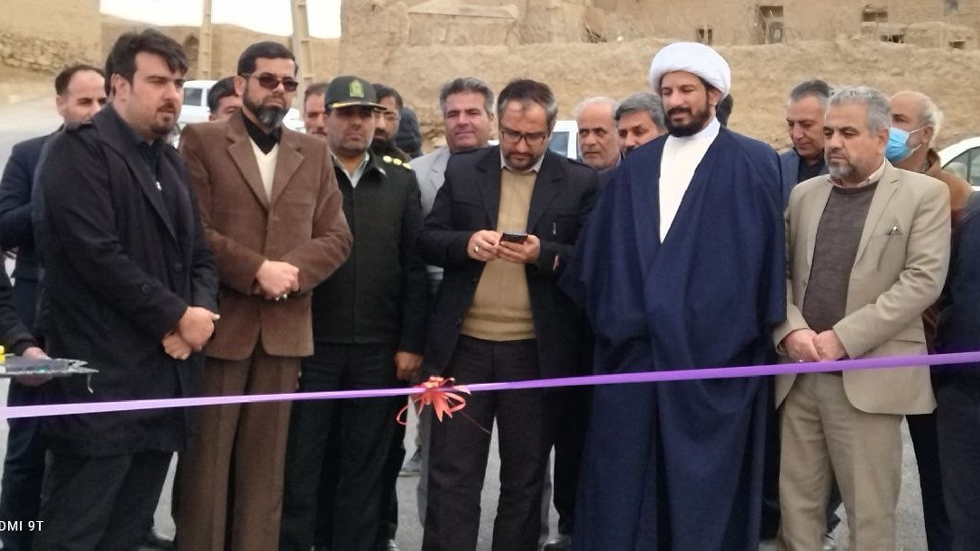 افتتاح پروژه زیرسازی و آسفالت روستای حسین آباد بمناسب دهه مبارک فجر