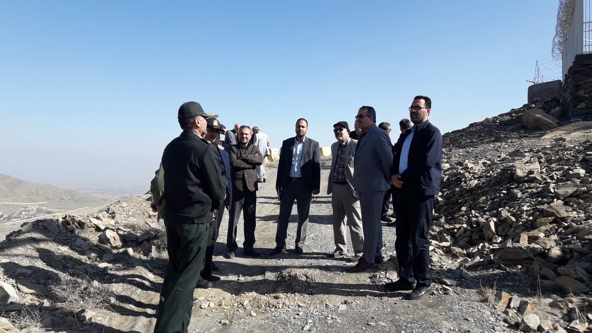 بازدید از ایستگاه مخابراتی کوه مستوفی اراک