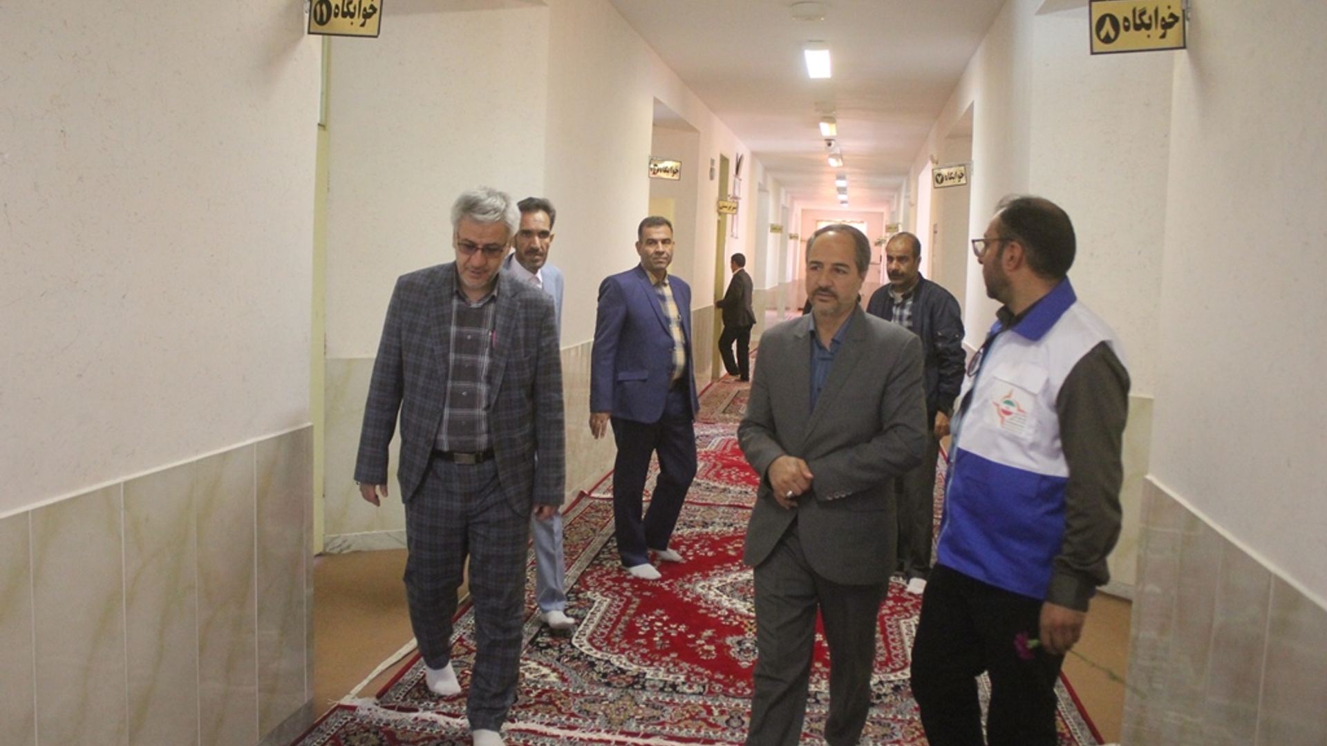 فرماندار از تعدادی از ستاد های اسکان نوروزی شهر خمین بازدید کرد