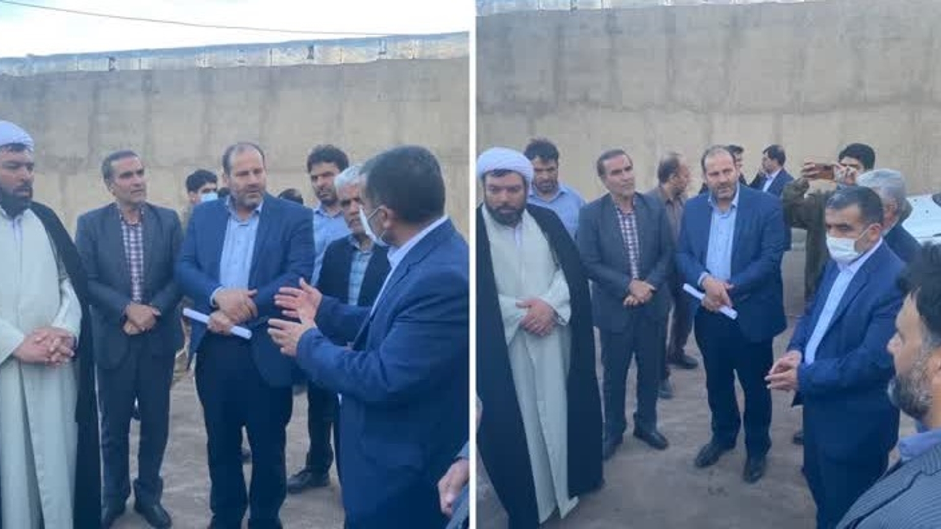 بازدید فرماندار از روستای خان کهریز جهت بررسی مشکلات مربوطه الاخصوص مشکل گاز