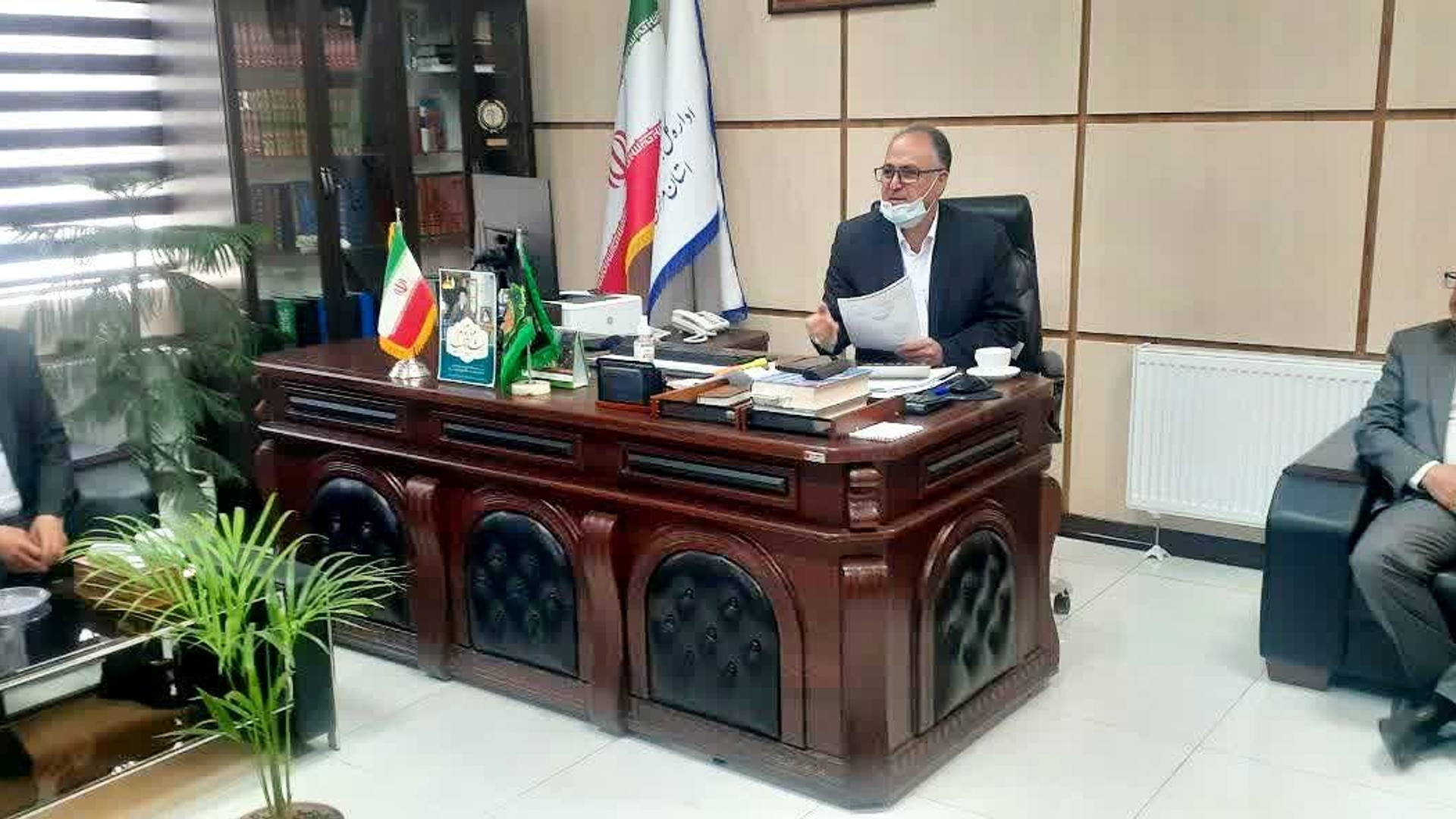 دیدار فرماندار مدیرکل ثبت اسناد و املاک استان مرکزی