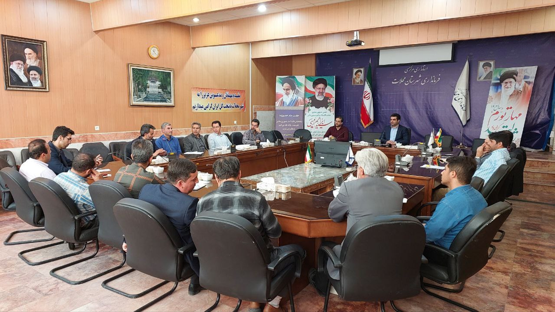 جلسه شورای هماهنگی حفاری شهرستان محلات برگزار شد