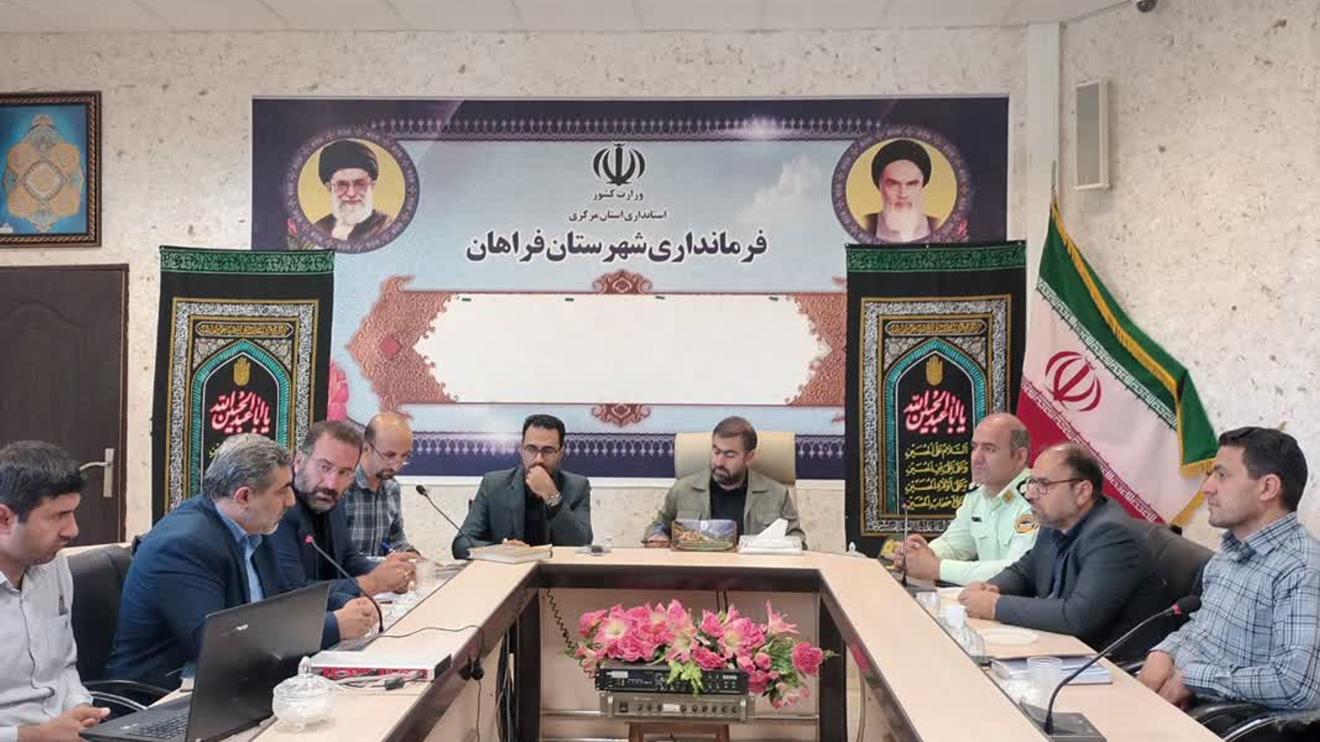 جلسه شورای پدافند غیرعامل شهرستان فراهان