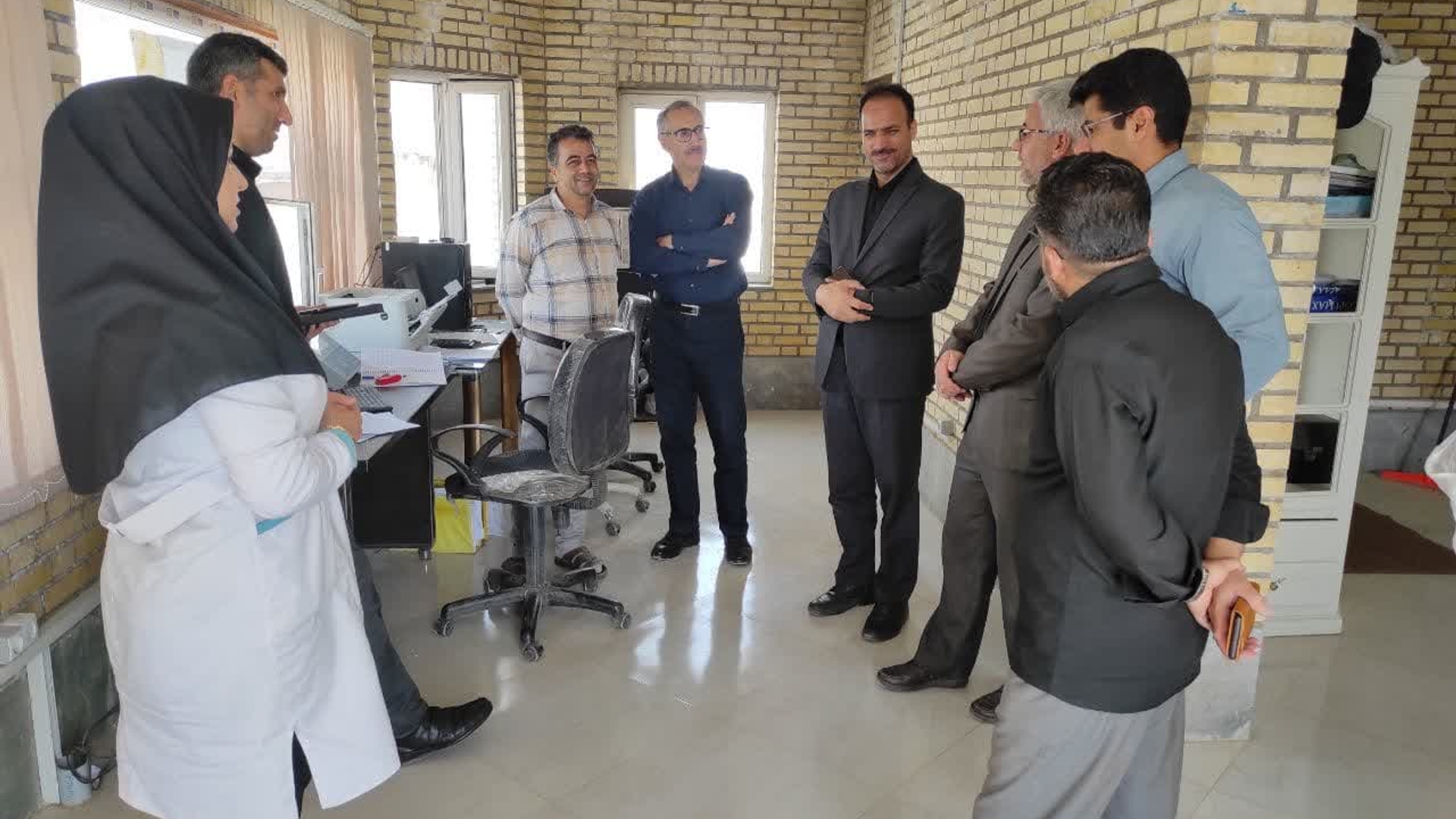 فرماندار از مراکز خرید گندم در شهرستان خمین بازدید کرد