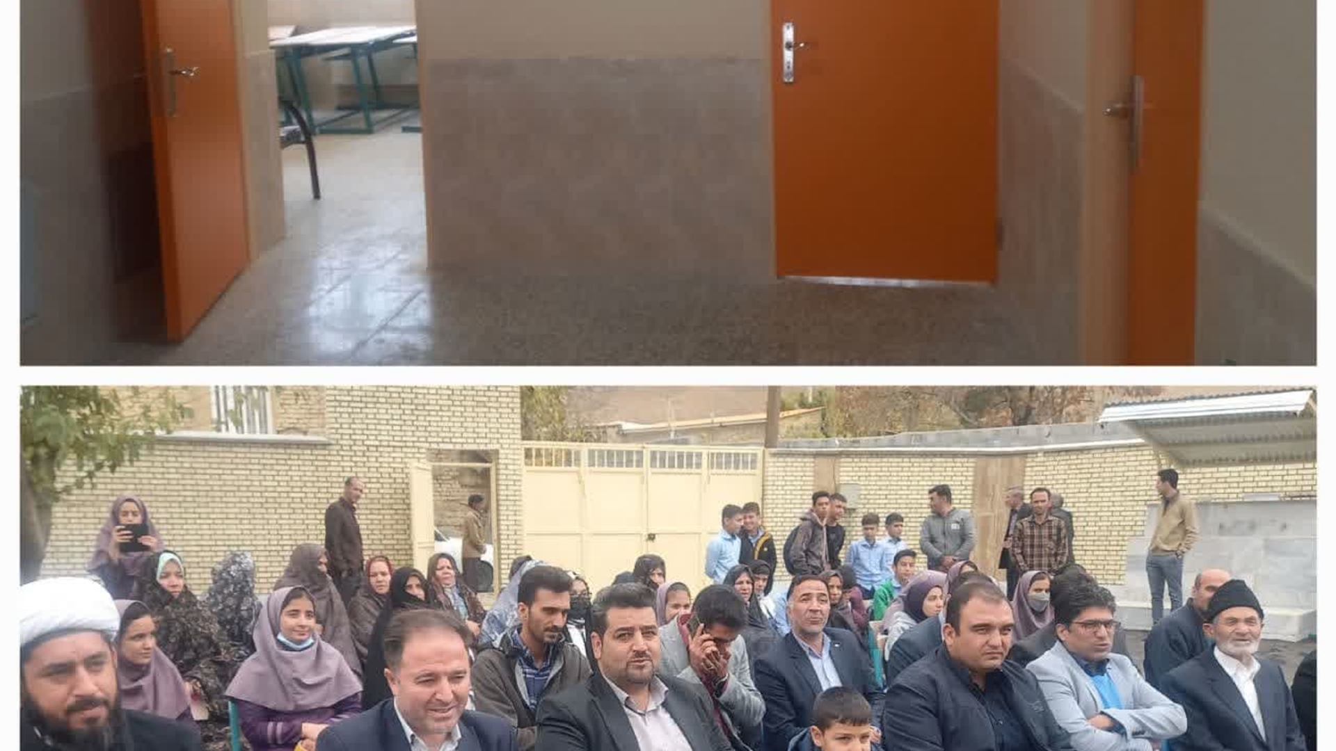 افتتاح 2 مدرسه مشارکتی در بخش قره چای شهرستان خنداب