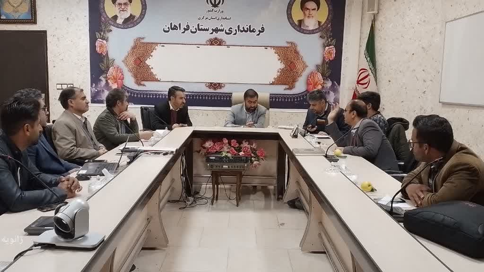 برگزاری بررسی زیرساخت های مخابراتی شهرستان فراهان