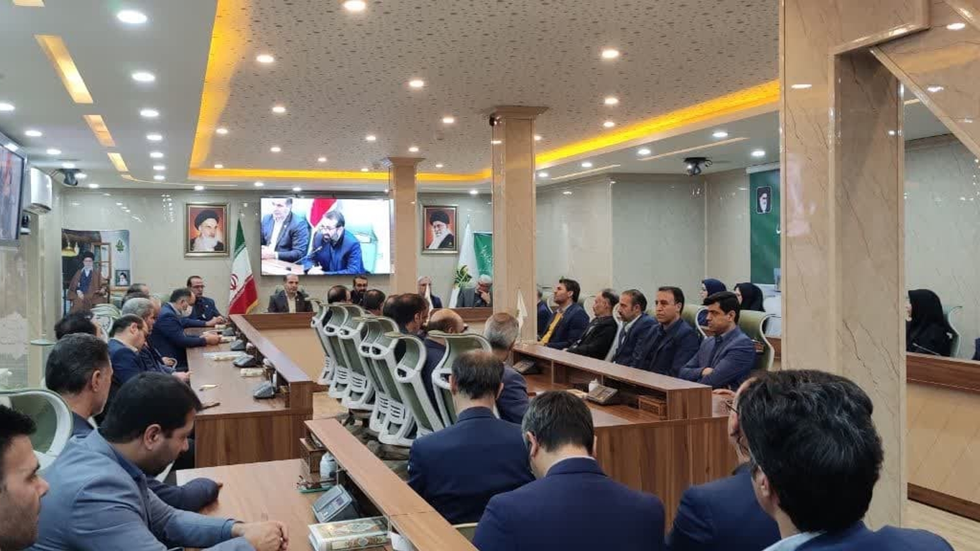جلسه انتخاباتی  در بانک کشاورزی استان