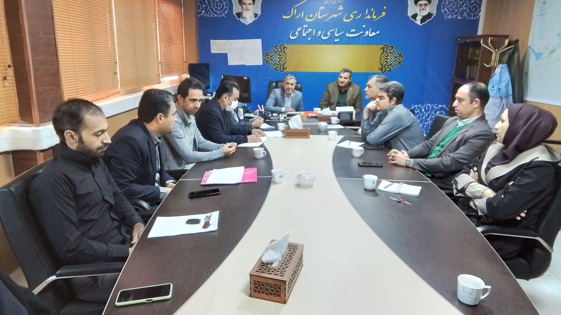 جلسه کمیته اجرایی و پشتیبانی انتخابات شهرستان اراک برگزارگردید