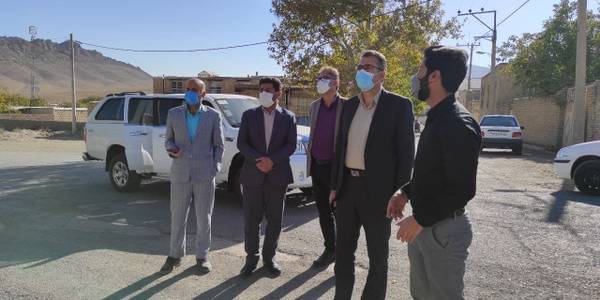فرماندار از روستای دربند شهرستان خمین بازدید کرد