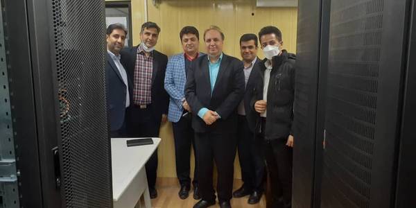 بازدید از زیرساخت های فناوری اطلاعات شرکت توزیع نیروی برق استان