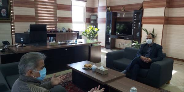 دیدار مدیرعامل شرکت فیدار پدیده با  فراهانی سرپرست فرمانداری شهرستان آشتیان