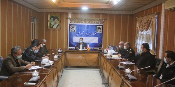 جلسه شورای ترافیک شهرستان خمین برگزار شد.