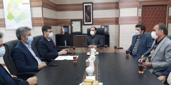دیدار الله داد مدیرعامل شرکت توزیع برق استان با سرپرست فرمانداری شهرستان آشتیان
