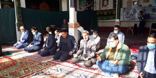 نماز جماعت روستای نظم آباد