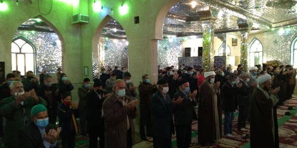 برگزاری نماز عبادی و سیاسی جمعه در شهر خنداب با حضور فرماندار