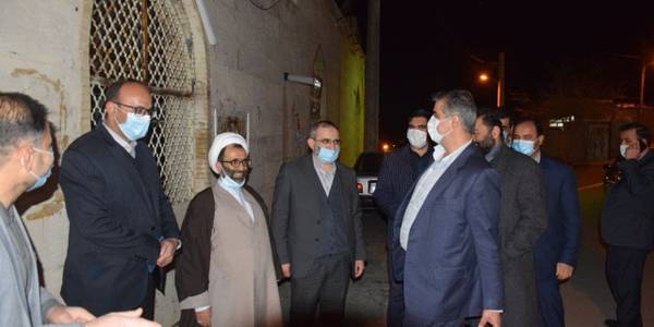 بازدید مسئولین استان از منطقه کوی حجت محلات