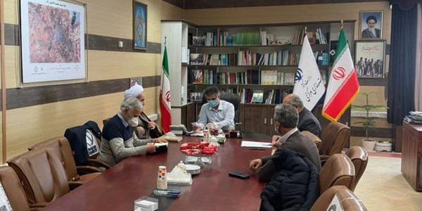 جلسه بررسی موانع تکمیل پروژه مصلی شهرستان خنداب با مشارکت سازمان انرژی اتمی کشور